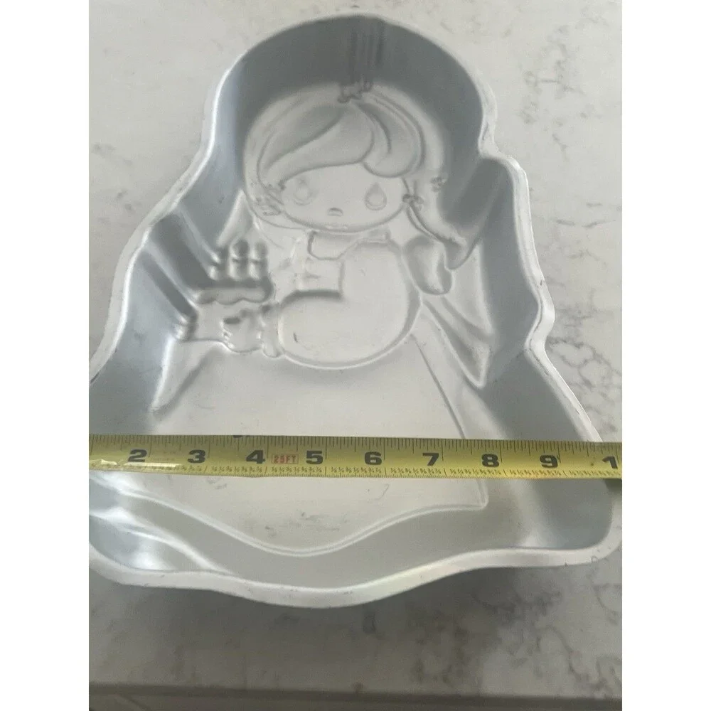 1993 Precious Moments Wilton Cake Pan Mold 2105-9365 Vintage 16.5” Birthday
